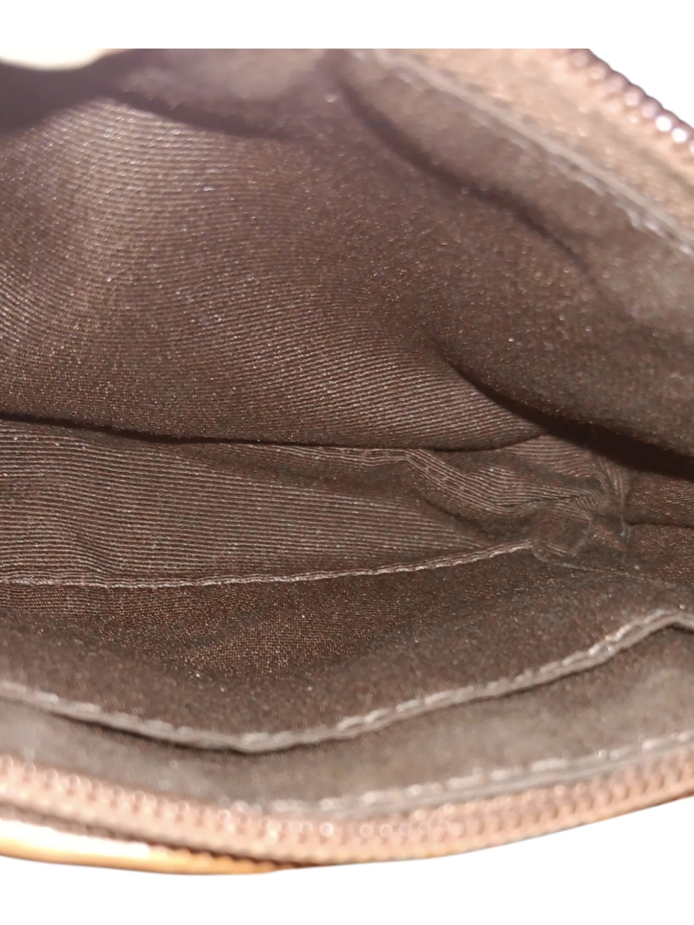 Coach Beige Signature Wristlet with Gold-Tone Stud Accents - Picture 5 of 5
